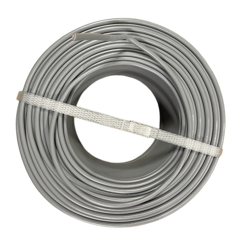 100mt Cavo Elettrico FS17 450/750V Unipolare 1X4mm Colore Grigio Made In Italy