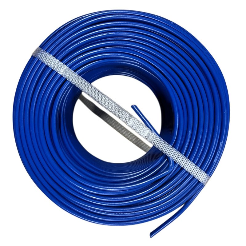 100mt Cavo Elettrico FS17 450/750V Unipolare 1X4mm Colore Blu Made In Italy