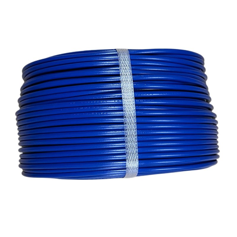 100mt Cavo Elettrico FS17 450/750V Unipolare 1X4mm Colore Blu Made In Italy