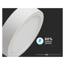 Plafoniera Pannello Led Slim Montaggio a Plafone Rotondo 140X24mm 12W 4000K SKU-4911
