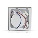 Plafoniera Pannello Led Slim Montaggio a Plafone Quadrato 140X140X24mm 12W 3000K SKU-4913