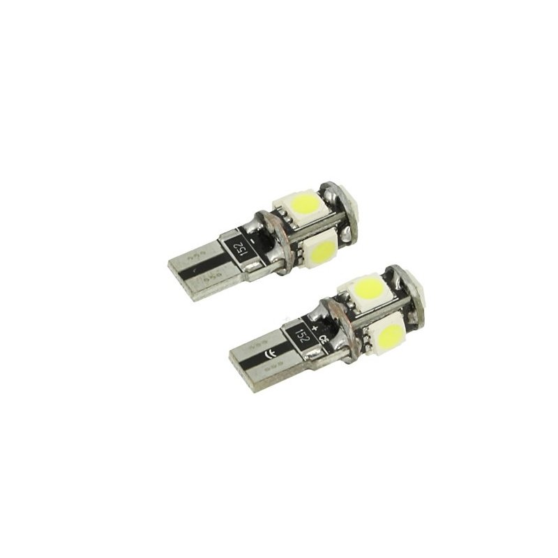 24V Lampada Led Canbus T10 W5W Colore Verde Luci Posizione Targa Per Camion Bus Barca 5 Smd 5050