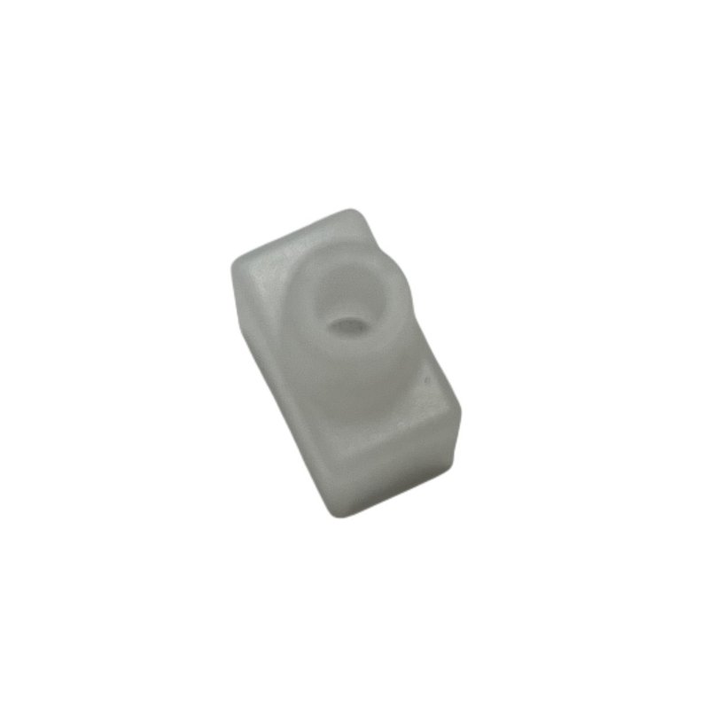 10 PZ Connettore di Alimentazione Morbido Gomma Per Striscia Led Neon Flex SL240810 Con Uscita Cavo Diritto