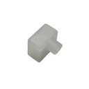 10 PZ Connettore di Alimentazione Morbido Gomma Per Striscia Led Neon Flex SL240810 Con Uscita Cavo Laterale