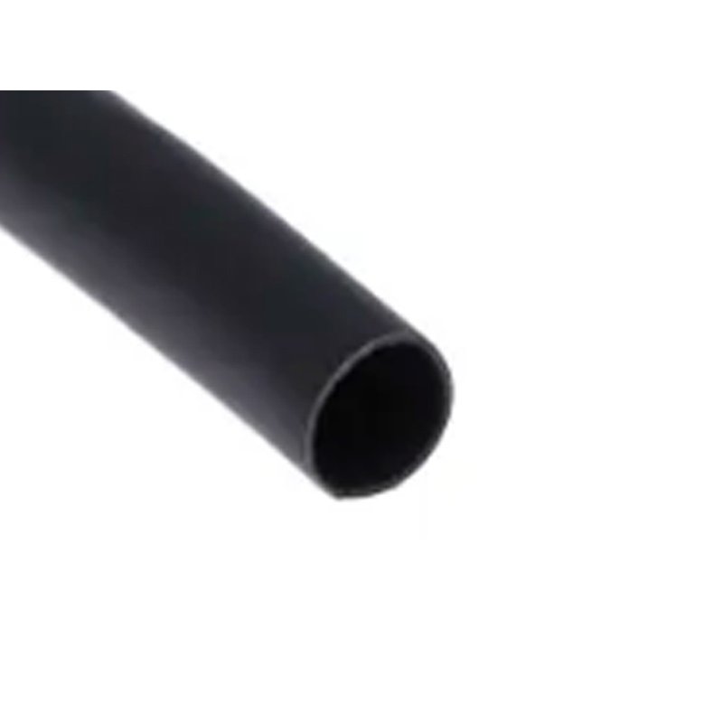 1 Metro Tubo Guaina Termorestringente Diametro 7mm Colore Nero