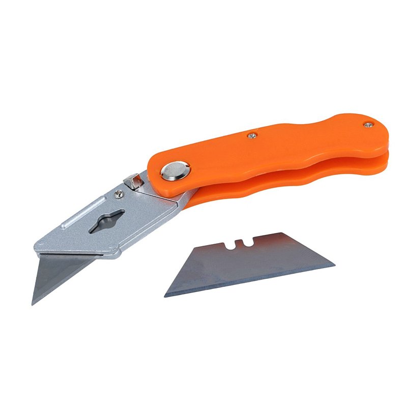 Taglierino Pieghevole Professionale Coltello Multiuso Tascabile + 5 Lama Forma T SK5
