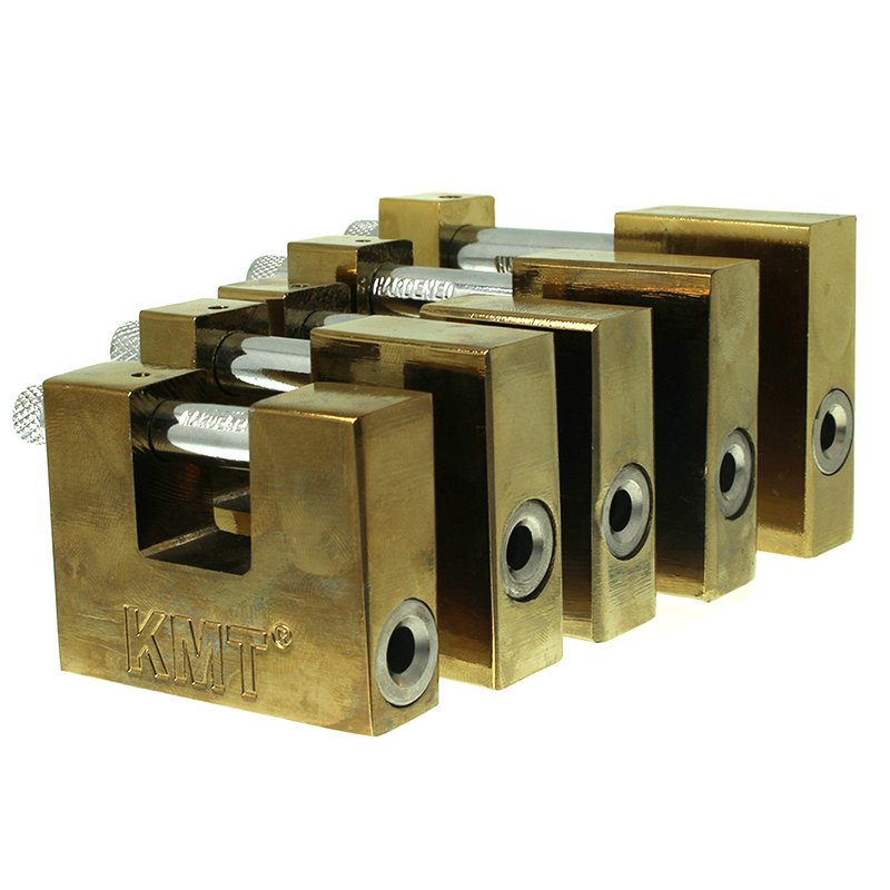 Lucchetto Corazzato Antiscasso 90mm Con 3 Chiavi Colore Ottone