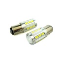Lampada Led BAY15D 1157 P21/5W 12V 24V 21 Smd 5730 Colore Rosso Luci Posizione Stop Auto Camion Super Luminoso