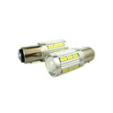 Lampada Led BAY15D 1157 P21/5W 12V 24V 21 Smd 5730 Colore Rosso Luci Posizione Stop Auto Camion Super Luminoso