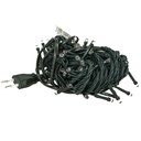Luci Per Natale Catena 100 Led 9M Colore Bianco Caldo Giallo IP44 Lucciole Per Decorazioni Natalizie Con Filo Verde