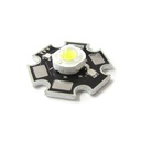 Power Led 3W Bianco Caldo 3000K-3500K 200 Lumen 700mA Piastra Dissipatore Inclusa