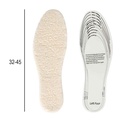4 Paia Solette Invernali Unisex, Taglie 32-45, Spessore 0.6 cm, Facili da Rifinire per Scarpe, Isolanti Termici e Comode