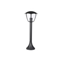 Lampada Da Terra Per Giardino Esterno IP44 Altezza 600mm Attacco E27 Garden Lamp Colore Nero SKU-7059