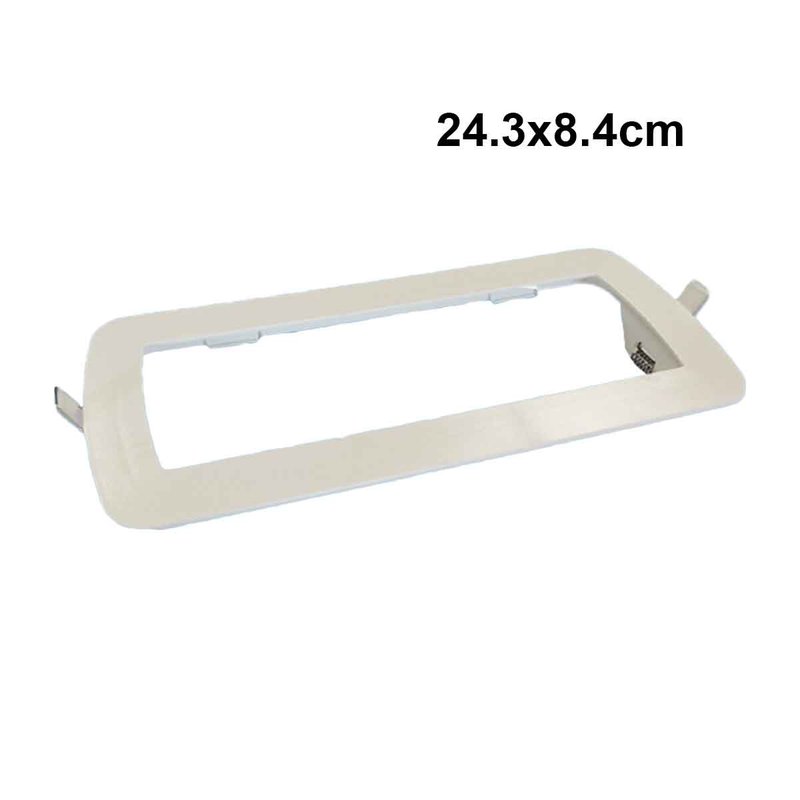 Cornice da Incasso per Lampada PCE 24.3x8.4cm Colore Bianco