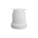 2 Pezzi Portalampade E40 in Ceramica Porcellana Con Viti Per Fili Elettrici e Gancio in Ferro Da Appendere Massimo 1500W
