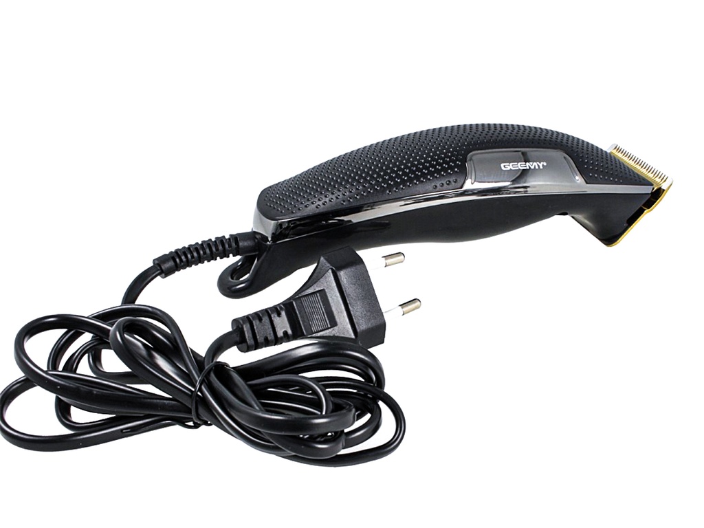 GEMEI GM-806 Tagliacapelli Professionale Con Filo 170cm Lama Titanio Forbici Pettine Inclusi