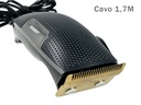GEMEI GM-806 Tagliacapelli Professionale Con Filo 170cm Lama Titanio Forbici Pettine Inclusi