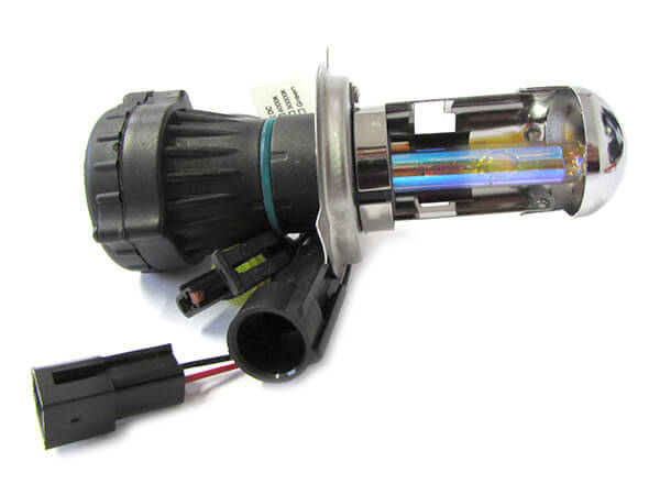 Lampada Hid Xenon H4 H/L Bixenon 35W 3000K Colore Giallo Arancione(Solo Lampada)
