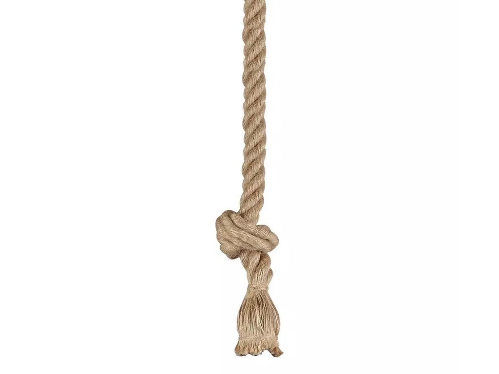 Lampada A Sospensione Attacco E27 Corda Marinaio Nautica Stile Vintage Rope Pendant Filo Lunga 1,5 Metro SKU-3754