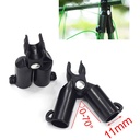 8 Pezzi Raccordi Connettori Traliccio Per Bastone Supporto Piante Snodabile 70° 11mm Con Forchetta Superiore