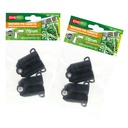 8 Pezzi Raccordi Connettori Traliccio Per Bastone Supporto Piante Snodabile 180° 16mm