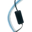 Kit Tubo Neon Striscia Led Auto 60cm X2 Bicolor Flessibile Freccia Dinamica Arancione e Luce Posizione Rosso Posteriore