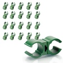 20 Pezzi Raccordi Connettori Per Bastone Supporto Piante Snodabile 360° 11mm