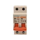 MCB Interruttore Magnetotermico Automatico Curva C 2P 2M 6000A C16A AC 400V IP20 IEC60898-1