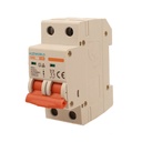 MCB Interruttore Magnetotermico Automatico Curva C 2P 2M 6000A C40A AC 400V IP20 IEC60898-1 SB6L