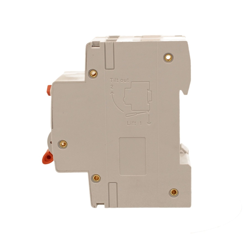 RCBO Doppia Leva, Interruttore Magnetotermico Differenziale Tipo AC Curva C 1P+N 2M 6000A 30mA C6A AC 230V IP20 IEC61009-1 PL8HM