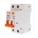 MeanWell RCBO Interruttore Magnetotermico Differenziale Tipo AC Curva C 1P+N 2M 6000A 30mA C16A AC 230V IP20 IEC61009-1