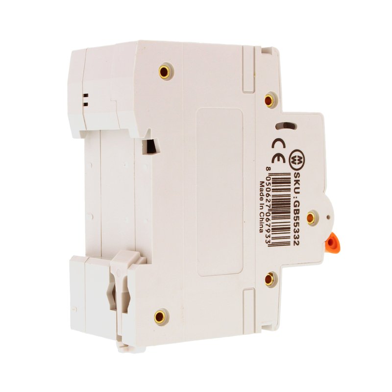 MeanWell RCBO Interruttore Magnetotermico Differenziale Tipo AC Curva C 1P+N 2M 6000A 30mA C32A AC 230V IP20 IEC61009-1