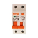 MeanWell RCBO Interruttore Magnetotermico Differenziale Tipo AC Curva C 1P+N 2M 6000A 300mA C10A AC 230V IP20 IEC61009-1
