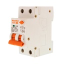 MeanWell RCBO Interruttore Magnetotermico Differenziale Tipo AC Curva C 1P+N 2M 6000A 300mA C10A AC 230V IP20 IEC61009-1