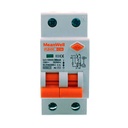 MeanWell RCBO Interruttore Magnetotermico Differenziale Tipo AC Curva C 1P+N 2M 6000A 300mA C16A AC 230V IP20 IEC61009-1