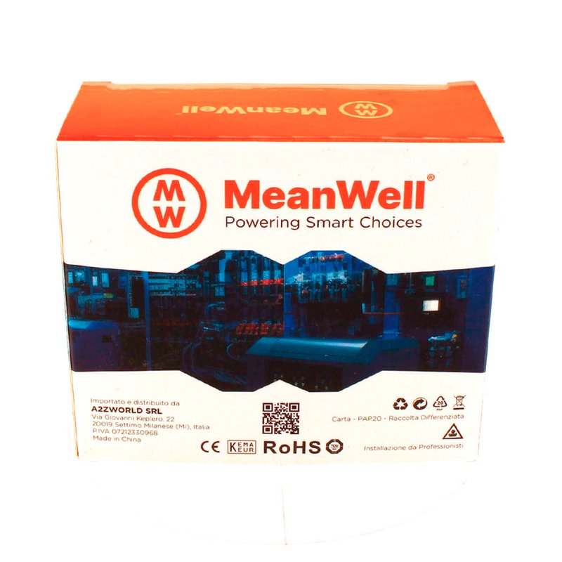 MeanWell RCBO Interruttore Magnetotermico Differenziale Tipo AC Curva C 1P+N 2M 6000A 300mA C16A AC 230V IP20 IEC61009-1