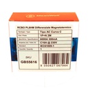 MeanWell RCBO Interruttore Magnetotermico Differenziale Tipo AC Curva C 1P+N 2M 6000A 300mA C16A AC 230V IP20 IEC61009-1