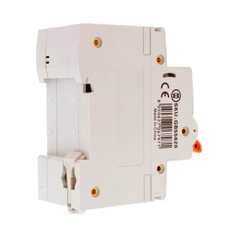 MeanWell RCBO Interruttore Magnetotermico Differenziale Tipo AC Curva C 1P+N 2M 6000A 300mA C20A AC 230V IP20 IEC61009-1