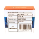 MeanWell RCBO Interruttore Magnetotermico Differenziale Tipo AC Curva C 1P+N 2M 6000A 300mA C20A AC 230V IP20 IEC61009-1