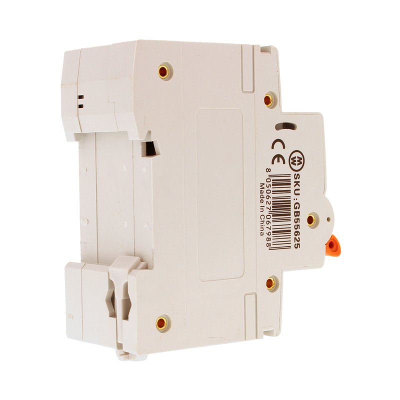 MeanWell RCBO Interruttore Magnetotermico Differenziale Tipo AC Curva C 1P+N 2M 6000A 300mA C25A AC 230V IP20 IEC61009-1
