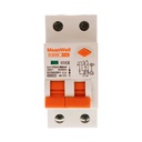 MeanWell RCBO Interruttore Magnetotermico Differenziale Tipo AC Curva C 1P+N 2M 6000A 300mA C32A AC 230V IP20 IEC61009-1