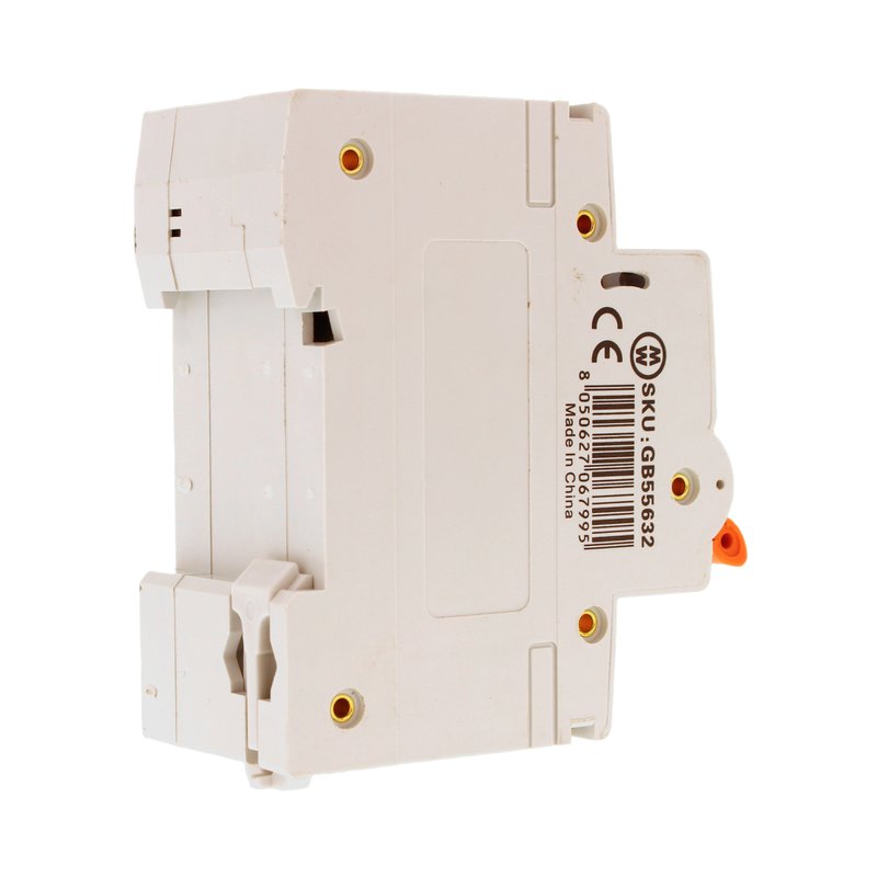 MeanWell RCBO Interruttore Magnetotermico Differenziale Tipo AC Curva C 1P+N 2M 6000A 300mA C32A AC 230V IP20 IEC61009-1