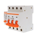 MeanWell RCBO Interruttore Magnetotermico Differenziale Tipo AC Curva C 3P+N 4M 6000A 30mA C20A AC 400V IP20 IEC61009-1