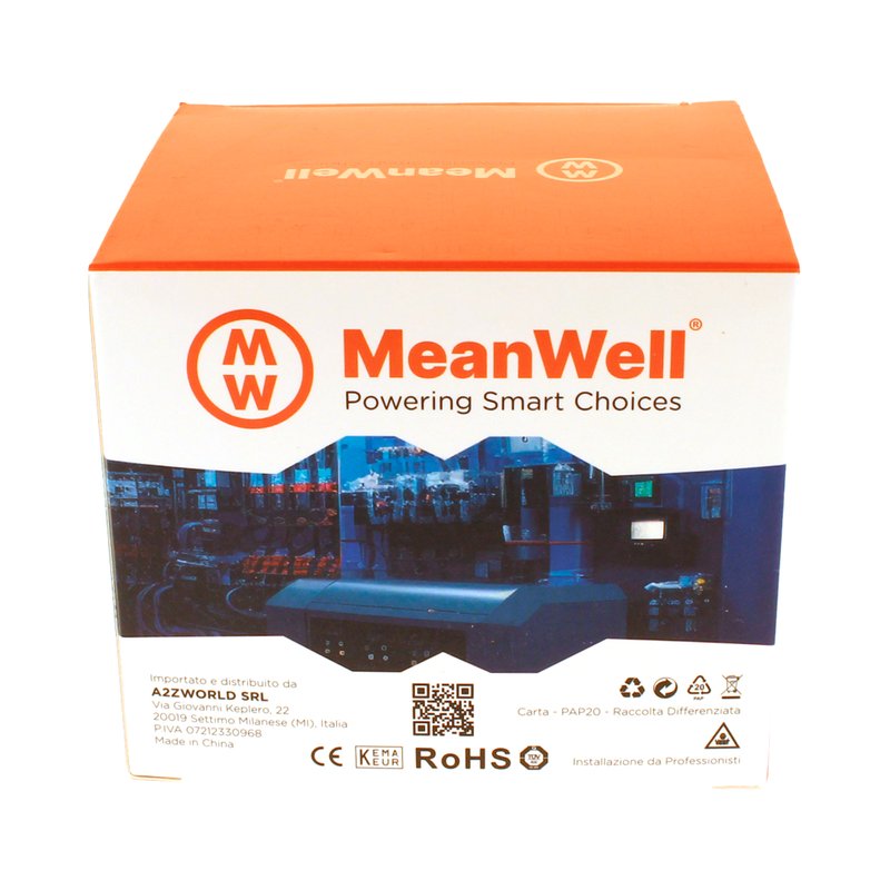 MeanWell RCBO Interruttore Magnetotermico Differenziale Tipo AC Curva C 3P+N 4M 6000A 30mA C20A AC 400V IP20 IEC61009-1