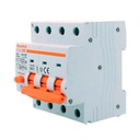 MeanWell RCBO Interruttore Magnetotermico Differenziale Tipo AC Curva C 3P+N 4M 6000A 30mA C25A AC 400V IP20 IEC61009-1