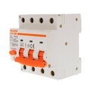 MeanWell RCBO Interruttore Magnetotermico Differenziale Tipo AC Curva C 3P+N 4M 6000A 30mA C40A AC 400V IP20 IEC61009-1