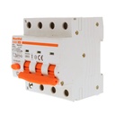MeanWell RCBO Interruttore Magnetotermico Differenziale Tipo AC Curva C 3P+N 4M 6000A 300mA C16A AC 400V IP20 IEC61009-1