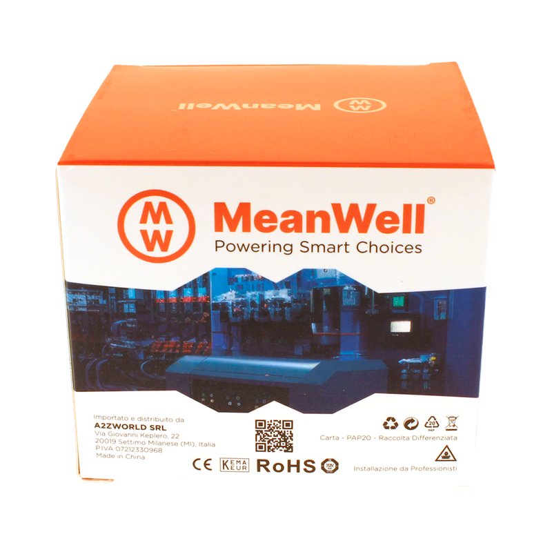 MeanWell RCBO Interruttore Magnetotermico Differenziale Tipo AC Curva C 3P+N 4M 6000A 300mA C16A AC 400V IP20 IEC61009-1