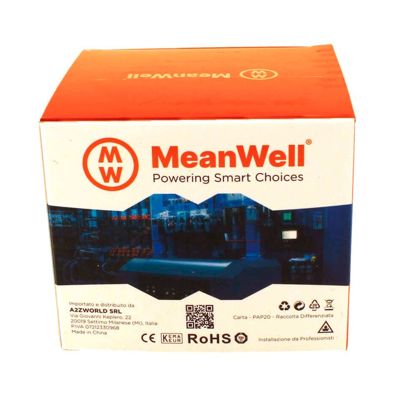 MeanWell RCBO Interruttore Magnetotermico Differenziale Tipo AC Curva C 3P+N 4M 6000A 300mA C20A AC 400V IP20 IEC61009-1