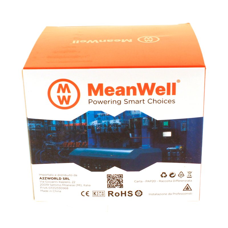 MeanWell RCBO Interruttore Magnetotermico Differenziale Tipo AC Curva C 3P+N 4M 6000A 300mA C32A AC 400V IP20 IEC61009-1